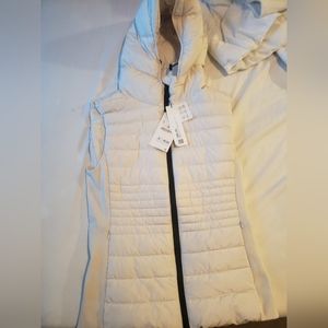 Zara hooded puffer vest